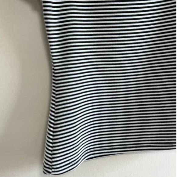 black and white striped top - Picture 2 of 4